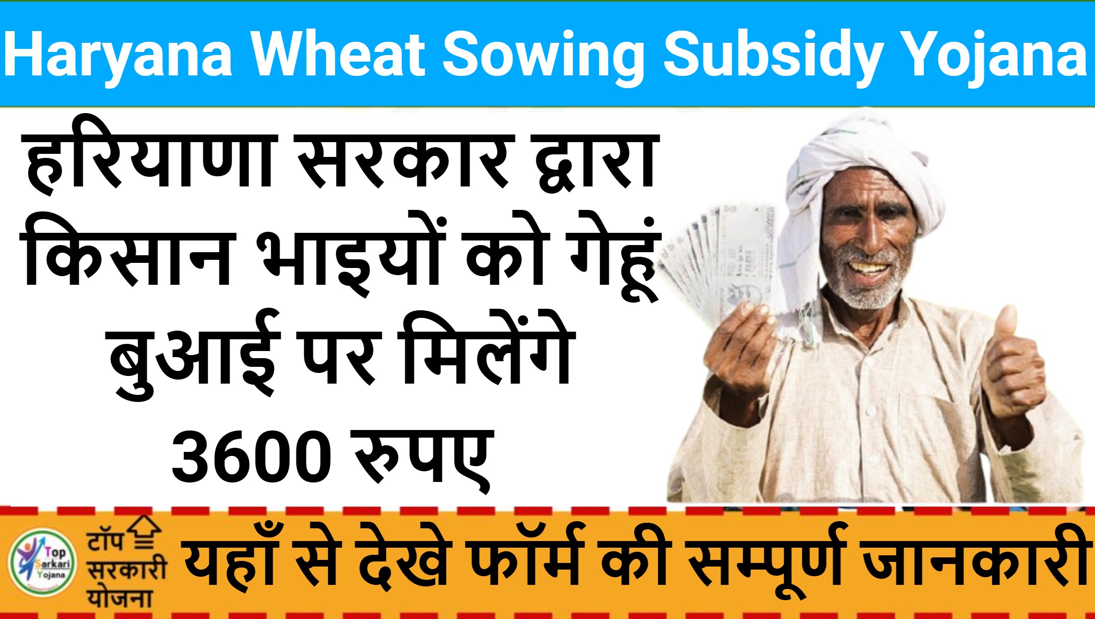 Haryana Wheat Sowing Subsidy Yojana 2024 - गेहूं बुआई पर 3600 रुपए देगी हरियाणा सरकार